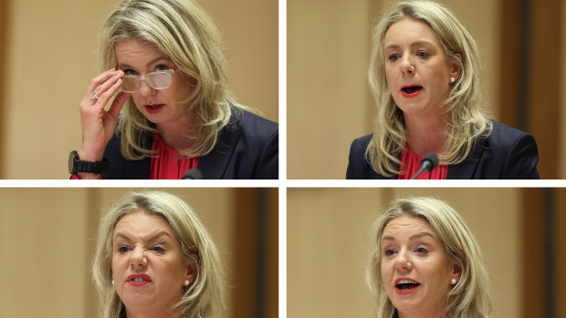 Senator Bridget McKenzie fronted a  Senate hearing on the administration of sports grants.