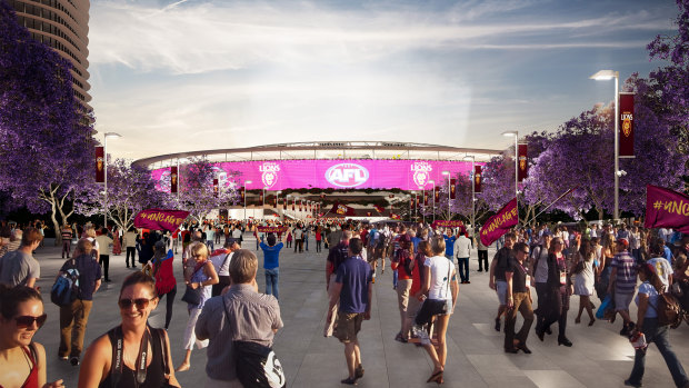 Ms Palaszczuk said having a main stadium two kilometres from the CBD would give Queensland an advantage other Games hosts had not had.