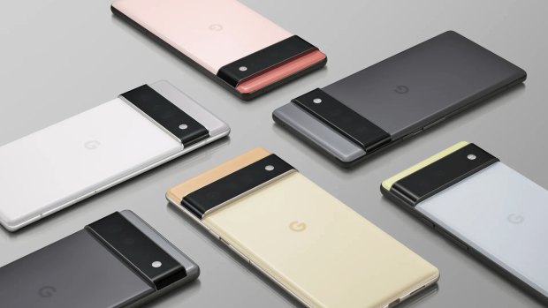 The Pixel 6 comes in grey, blue/green and pink, while the Pixel 6 Pro comes in grey, white and yellow.