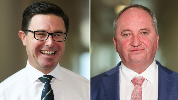 Barnaby Joyce has been replaced as leader of the National Party by David Littleproud.