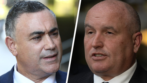 Transport Minister David Elliott has called on former deputy premier John Barilaro to withdraw from the job.