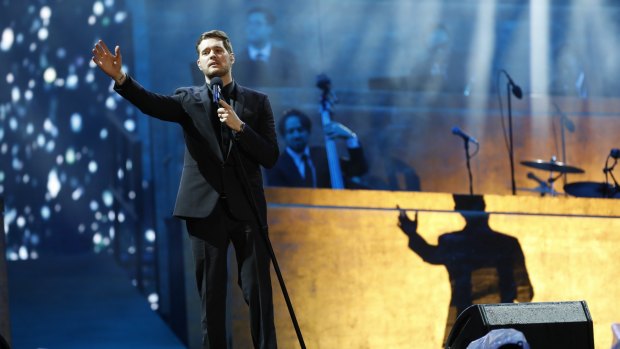 Michael Buble was effortlessly charming.