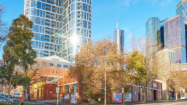 A 1420 square metre corner site at 60-80 Adderley Street, West Melbourne, includes two warehouses and is expected to sell for more than $15 million.