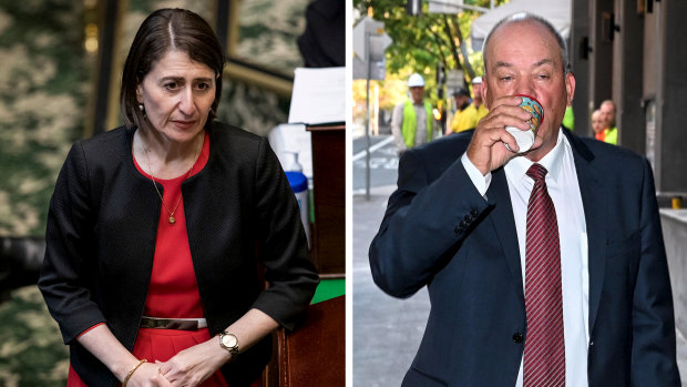 Premier Gladys Berejiklian and Daryl Maguire.