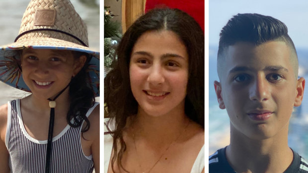 Sienna, Angelina and Antony Abdallah died in the collision on Saturday night.