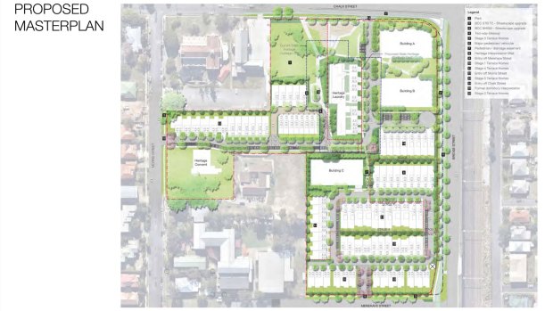The master plan for the staged Cedar Woods development at Wooloowin.