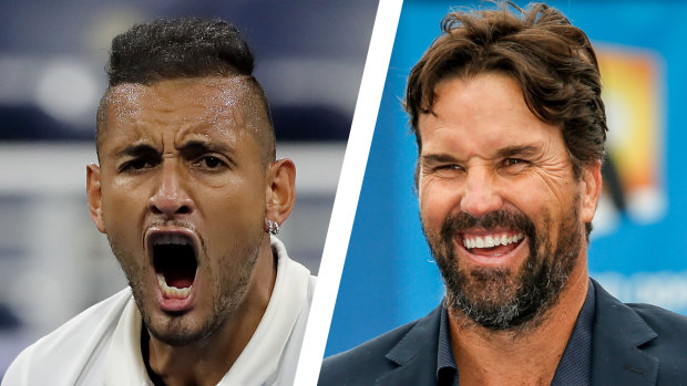 Nick Kyrgios and Pat Rafter have a fractured relationship dating to Rafter’s time as Australia’s Davis Cup captain.