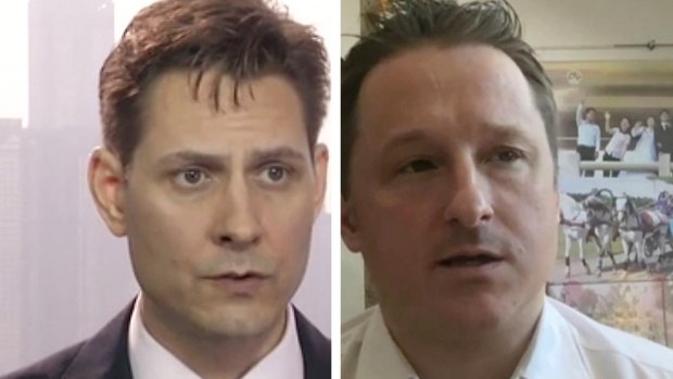 Beijing arrested Canadians Michael Kovrig, left, and Michael Spavor, shortly after Huawei's CFO was detained in Vancouver. 