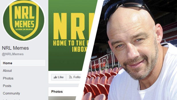 Mark Geyer's daughter is taking the creator of Facebook page NRL Memes to court.