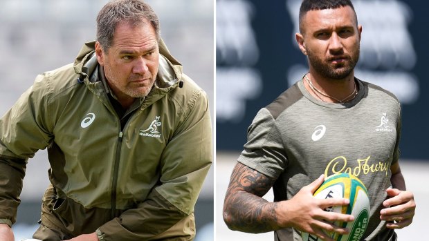 Dave Rennie and Quade Cooper will meet in Queensland this week.