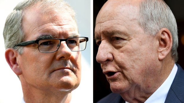 Michael Daley and Alan Jones: The shock jock returned fire against the Opposition Leader on Wednesday morning.
