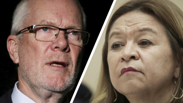 Justin Milne and Michelle Guthrie.