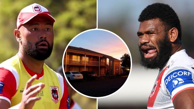 Zane Musgrove and Mikaele Ravalawa were involved in an argument in Mudgee over the weekend.