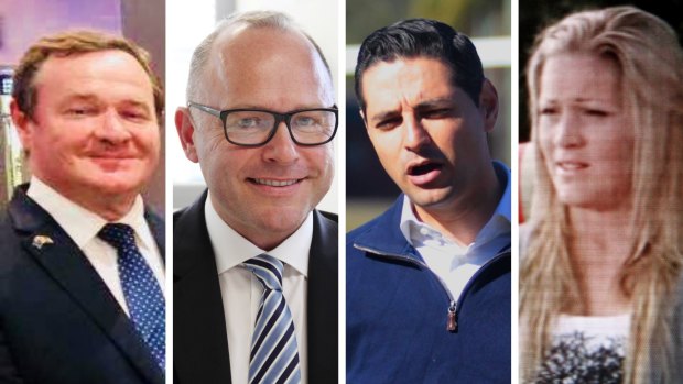 Potential preselection challengers Kent Johns, Dallas McInerney, Ned Mannoun and Bree Till.