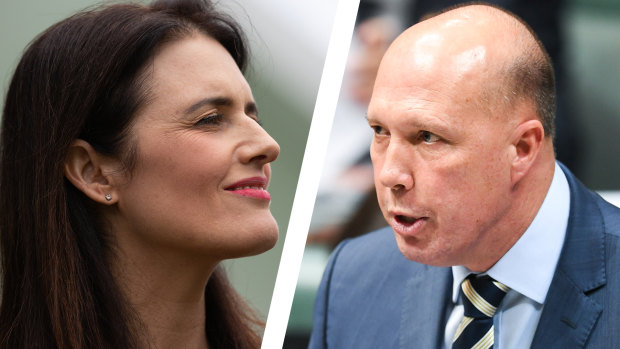 Ali France and Peter Dutton are facing off in the seat of Dickson.