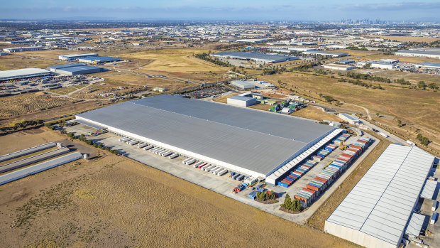 Kmart's warehouse at Truganina, Melbourne.
