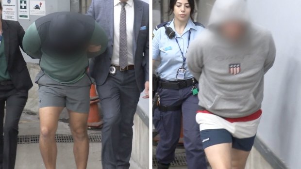 NSW Police arrested two men in south-west Sydney in dawn raids on Thursday. 