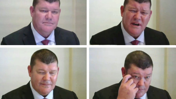 James Packer faced a barrage of questions at the ILGA inquiry.  Now his board is at risk. 