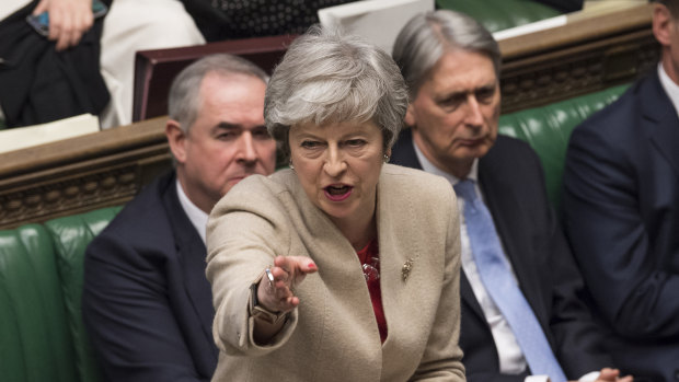 Theresa May speaks to Parliament after her Brexit divorce deal was rejected for the third time.