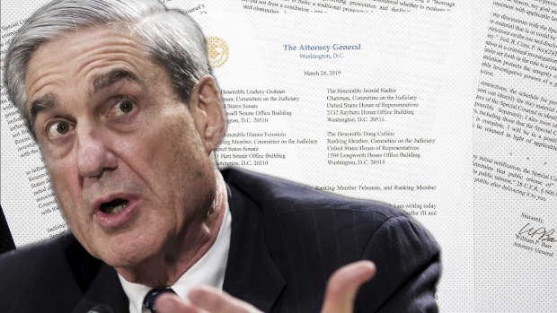 Sections of Robert Mueller's report have been redacted.