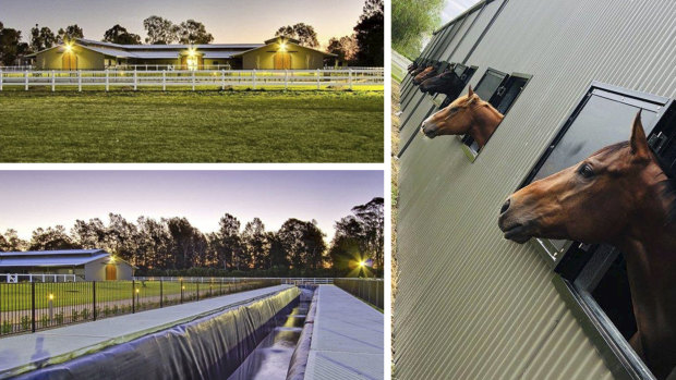 The $4.5 million Platinum Park horse training facility at Hawkesbury.