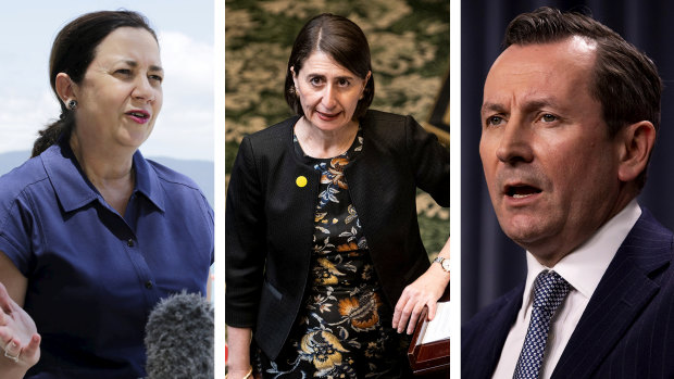 The Premiers of Queensland and WA have hit back at Berejiklian's claims over hotel quarantine expenses. 