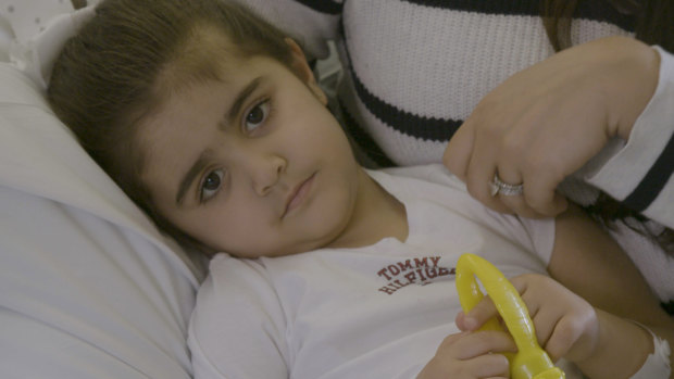 Three-year-old Sienna Osta has sickle cell disease and will require blood transfusions for the rest of her life.
