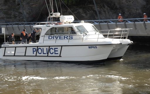 Police divers found a number of items during a search in the Parramatta River.