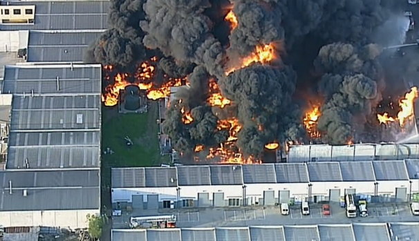 The toxic blaze in Campbellfield.