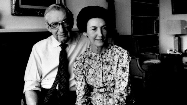 Shirley Hazzard with her husband, biographer and translator Francis Steegmuller.