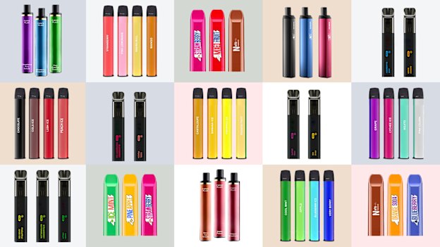 Disposable flavoured vapes from HQD and IGET available in Australia. 