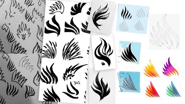 The evolution of the cockatoo design.