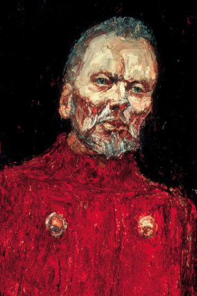 Nicholas Harding ’s 2001 Archibald Prize winning painting of  John Bell as King Lear.