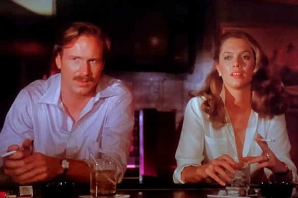 William Hurt and Kathleen Turner star in Body Heat.