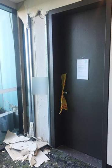 Damage on level 10 of Opal Tower. 