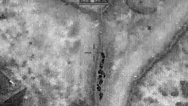 Fighters who demonstrated hostile intent to US forces during the infiltration of the assault force in the raid on the compound of Islamic State leader Abu Bakr al-Baghdadi.