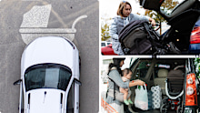 Parents with prams car spot