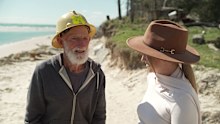 Uncle Greg, as he’s affectionately known, once ran the sawmill on Stradbroke Island. After decades of tireless work, the 87-year-old should have his feet up enjoying retirement. Instead, he’s shovelling rocks, trying to save his island home at incredible expense. He’s not alone.