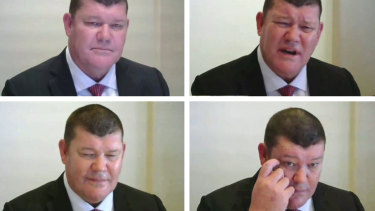 James Packer faced a barrage of questions at the ILGA inquiry.  Now his board is at risk.