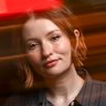 Emily Browning at the MIFF Festival Hub at ACMI, August 11, 2025.