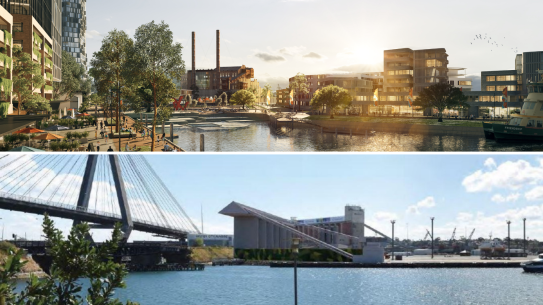 Plans to build an around-the-clock concrete plant at Sydney’s Glebe Island are being fought by nearby residents who say it is at odds with the Berejiklian government’s plans to redevelop White Bay into a waterfront destination. 