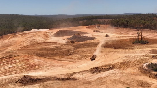 In 1961 Alcoa was granted a lease to mine 12,000 square kilometres of WA jarrah forest from Collie to Perth.