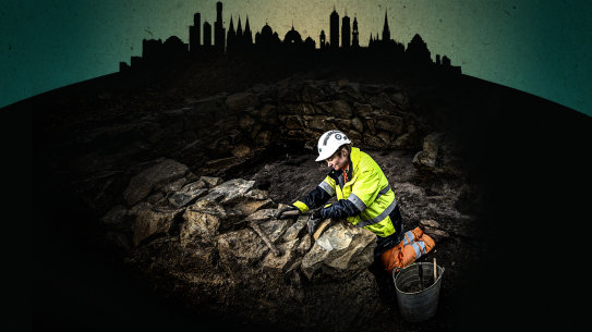 Underground Melbourne: Archaeology illustration