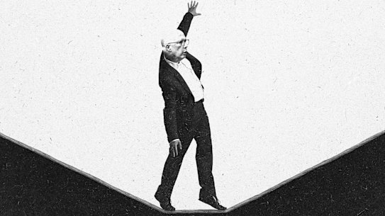 Peter Dutton is walking an election tightrope.