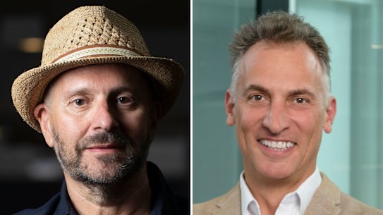 Alex Waislitz (left) and Antony Catalano (right) are key investors Australian Community Media.