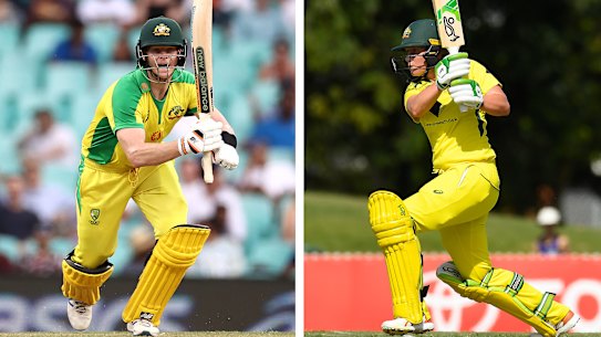 Steve Smith and Alyssa Healy.