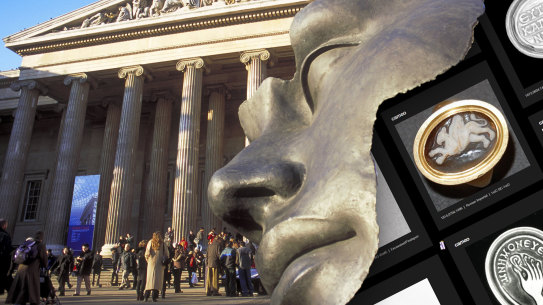 The British Museum in London has approximately 80,000 items on exhibition and millions in storage.