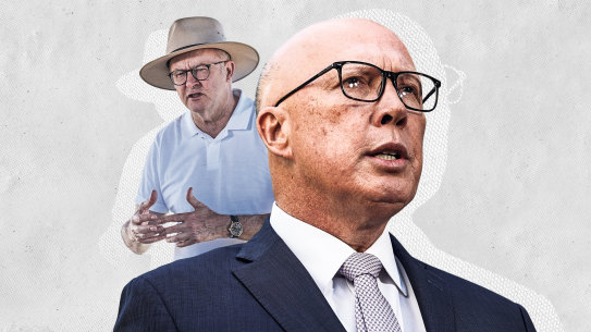 The Prime Minister donned his Akubra to begin the new year campaigning in Queensland, while Peter Dutton will address Melbourne.
