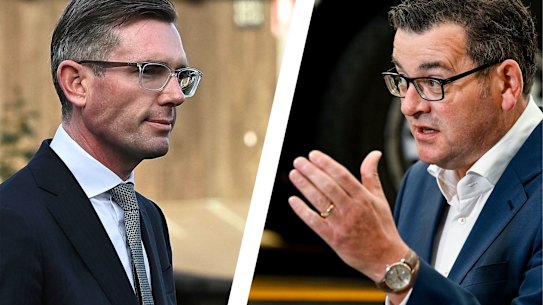 United front: Dominic Perrottet and Daniel Andrews will push for healthcare changes together.