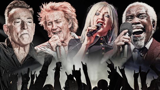 Better with age: Bruce Springsteen, Rod Stewart, Cyndi Lauper and Billy Ocean 